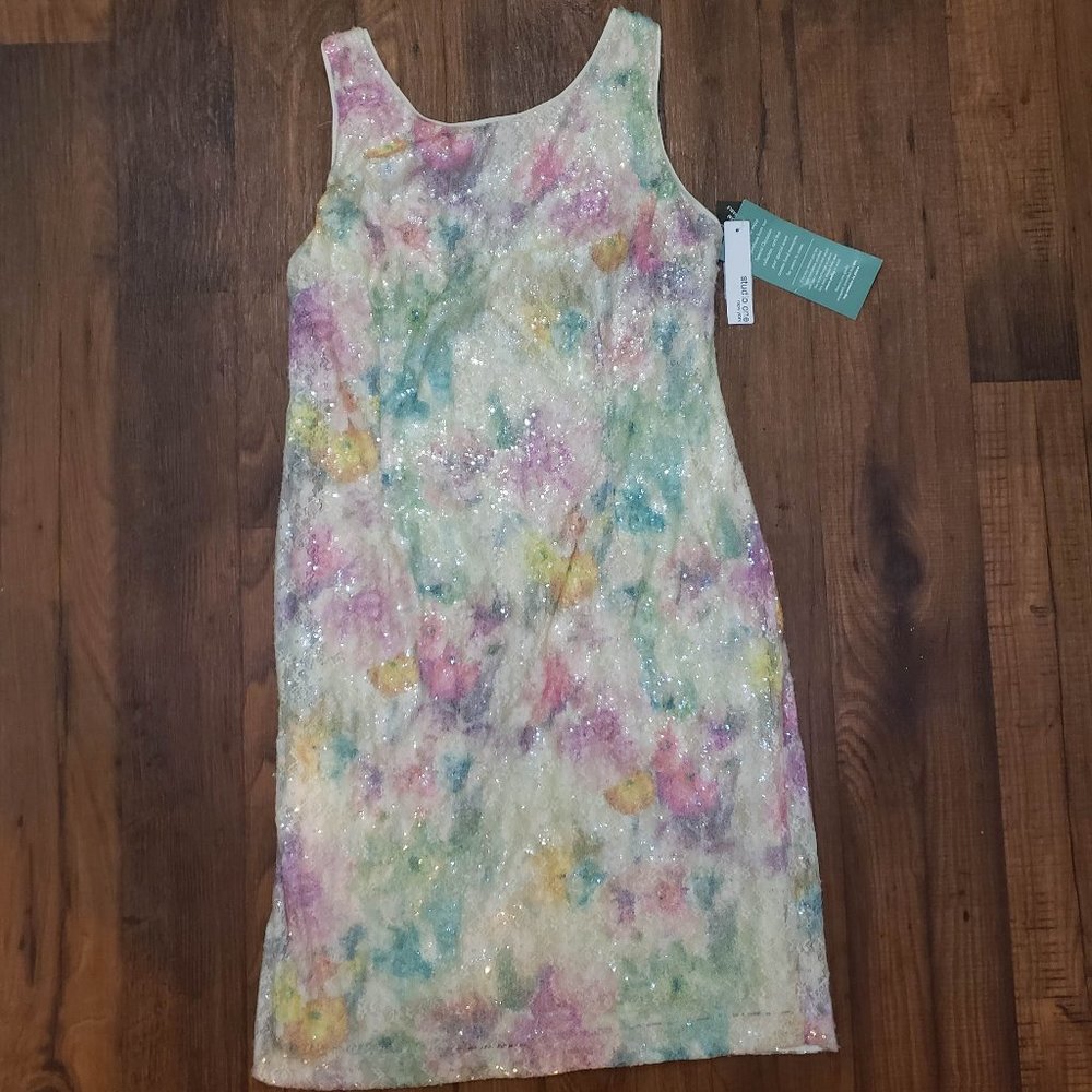 STUDIO ONE NEW York Sequin Paisley Flower …